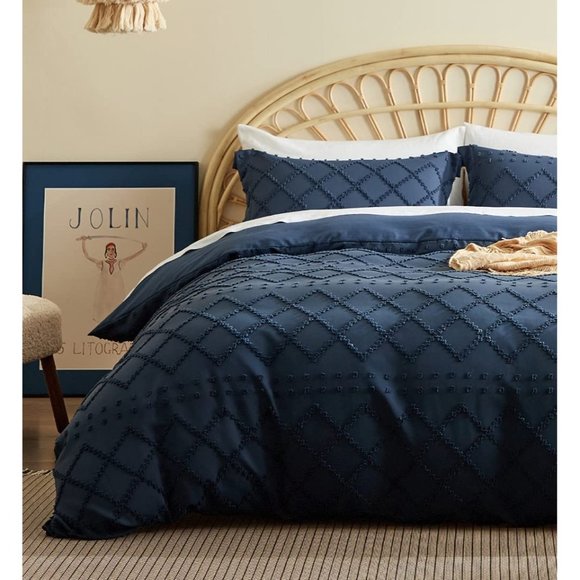 Bedsure Other - New 3 Pcs Duvet Cover  Twin, Queen or King  Duvet Cover Set, Boho Beddin…